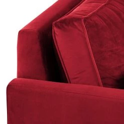 Red Living Canapé Voiron I (2-3 places) - Velours Ravi: Rouge -Canapés Soldes Magasin 1000207206 200709 15482300979 DETAILS P000000001000207206