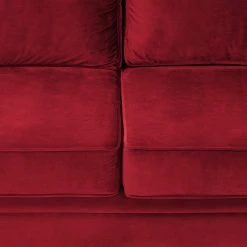 Red Living Canapé Voiron I (2-3 places) - Velours Ravi: Rouge -Canapés Soldes Magasin 1000207206 200709 15482500983 DETAILS P000000001000207206
