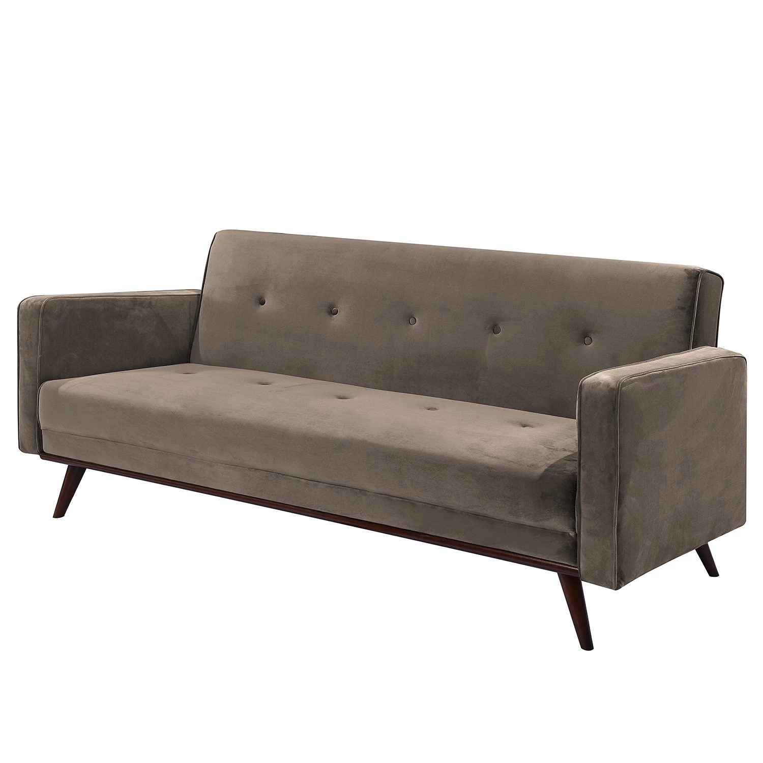 Mørteens Canapé convertible Daru Deluxe - Velours Fosca: Cappuccino 1 Mørteens Canapé convertible Daru Deluxe - Velours Fosca: Cappuccino