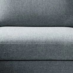 Fredriks Canapé Bellaire (2 places) - Tissu mélangé - Bleu pastel - Noir -Canapés Soldes Magasin 1000209704 201110 13544000127 DETAILS P000000001000209704