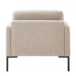 Fredriks Fauteuil Bellaire - Tissu mélangé - Beige clair - Noir -Canapés Soldes Magasin 1000209719 201110 13545300296 DETAILS P000000001000209719