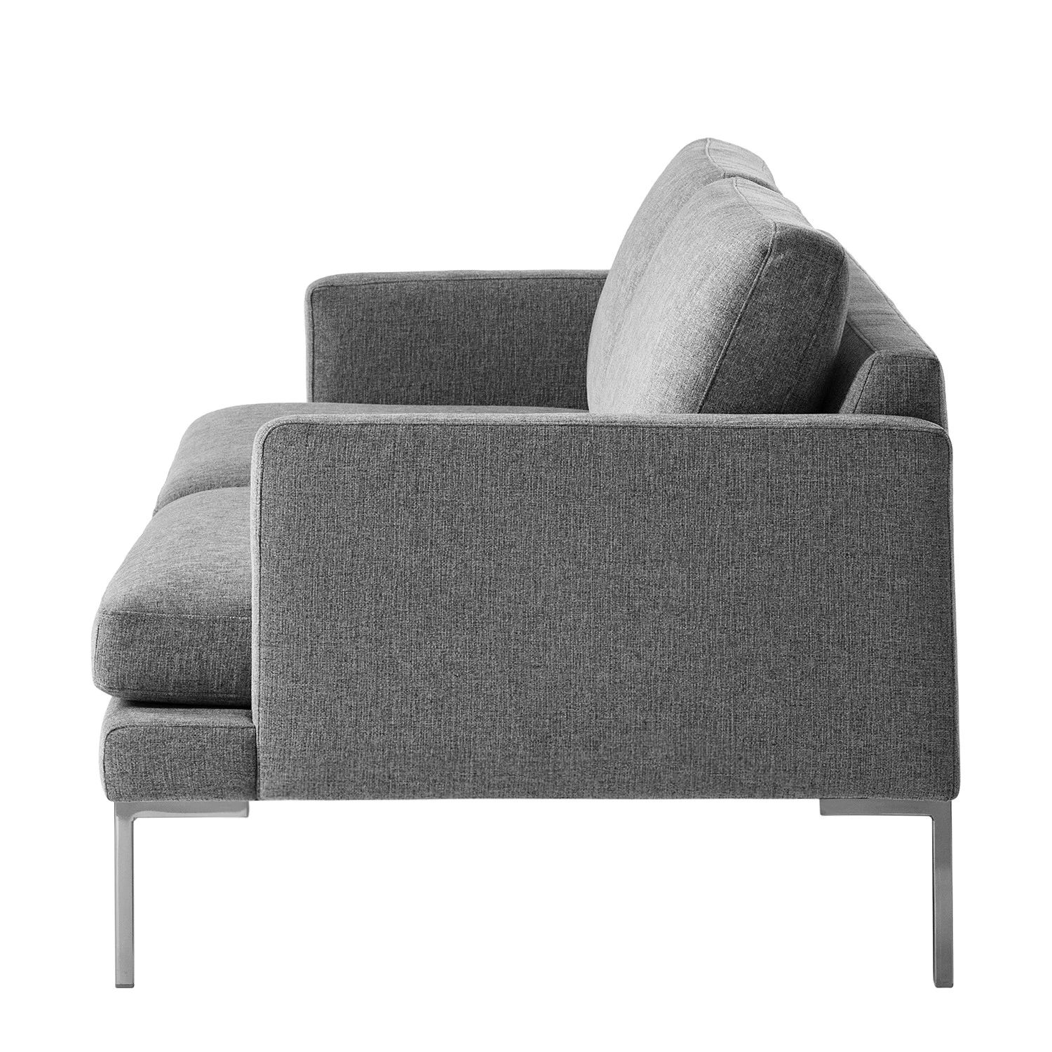 Fredriks Canapé Bellaire(2-3 places) - Tissu mélangé - Gris - Argenté 4 Fredriks Canapé Bellaire(2-3 places) - Tissu mélangé - Gris - Argenté – Image 4