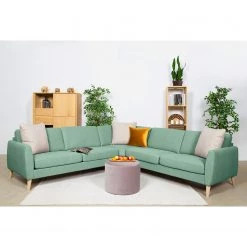 Mørteens Canapé d’angle Kustavi - Tissu structuré - Vert menthe - Largeur : 269 cm 15 Mørteens Canapé d’angle Kustavi - Tissu structuré - Vert menthe - Largeur : 269 cm -Canapés Soldes Magasin 1000210925 200429 10360700461 MOOD DETAILS P000000001000210925 mood