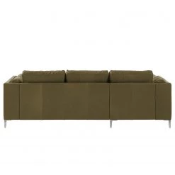 Studio Copenhagen Canapé d’angle COSO Classic+ méridienne - Cuir véritable Taru : Vert olive - Largeur : 246 cm - Méridienne courte à gauche (vue de face) - Chrome brillant 30 Studio Copenhagen Canapé d’angle COSO Classic+ méridienne - Cuir véritable Taru : Vert olive - Largeur : 246 cm - Méridienne courte à gauche (vue de face) - Chrome brillant -Canapés Soldes Magasin 1000211853 200811 17151900244 DETAILS P000000001000211853