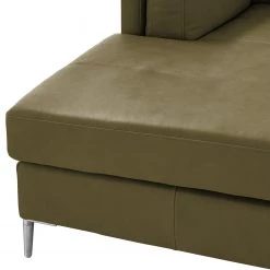 Studio Copenhagen Canapé d’angle COSO Classic+ méridienne - Cuir véritable Taru : Vert olive - Largeur : 246 cm - Méridienne courte à gauche (vue de face) - Chrome brillant 43 Studio Copenhagen Canapé d’angle COSO Classic+ méridienne - Cuir véritable Taru : Vert olive - Largeur : 246 cm - Méridienne courte à gauche (vue de face) - Chrome brillant -Canapés Soldes Magasin 1000211853 200811 17152300252 DETAILS P000000001000211853