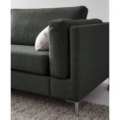 Studio Copenhagen Canapé d’angle COSO Classic+ méridienne - Tissu Inze: Gris foncé - Largeur : 287 cm - Méridienne courte à gauche (vue de face) - Chrome brillant 31 Studio Copenhagen Canapé d’angle COSO Classic+ méridienne - Tissu Inze: Gris foncé - Largeur : 287 cm - Méridienne courte à gauche (vue de face) - Chrome brillant -Canapés Soldes Magasin 1000211891 200923 09515000290 DETAILS P000000001000211891