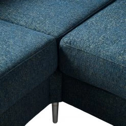 Studio Copenhagen Canapé panoramique COSO Classic+ - Tissu Chenille Rufi: Bleu - Méridienne courte à droite / longue à gauche (vue de face) - Coffre de lit - Chrome brillant 44 Studio Copenhagen Canapé panoramique COSO Classic+ - Tissu Chenille Rufi: Bleu - Méridienne courte à droite / longue à gauche (vue de face) - Coffre de lit - Chrome brillant -Canapés Soldes Magasin 1000212007 200811 17343601083 DETAILS P000000001000212007