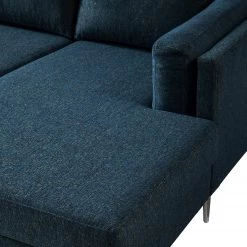 Studio Copenhagen Canapé panoramique COSO Classic+ - Tissu Chenille Rufi: Bleu - Méridienne courte à droite / longue à gauche (vue de face) - Coffre de lit - Chrome brillant 45 Studio Copenhagen Canapé panoramique COSO Classic+ - Tissu Chenille Rufi: Bleu - Méridienne courte à droite / longue à gauche (vue de face) - Coffre de lit - Chrome brillant -Canapés Soldes Magasin 1000212007 200811 17343701084 DETAILS P000000001000212007