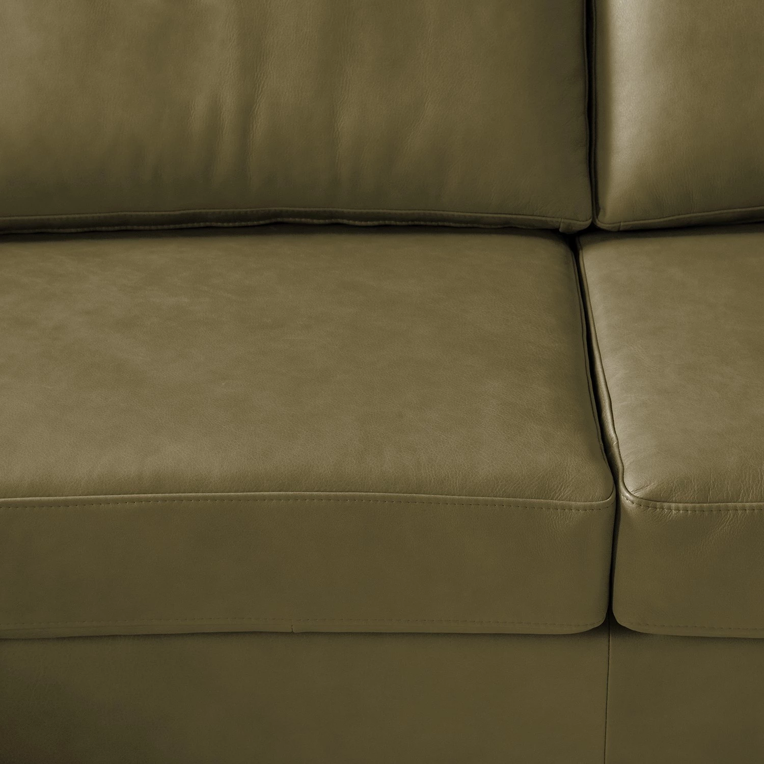 Studio Copenhagen Canapé panoramique COSO Classic+ - Cuir véritable Taru : Vert olive - Méridienne courte à droite / longue à gauche (vue de face) - Coffre de lit - Chrome brillant 19 Studio Copenhagen Canapé panoramique COSO Classic+ - Cuir véritable Taru : Vert olive - Méridienne courte à droite / longue à gauche (vue de face) - Coffre de lit - Chrome brillant – Image 19