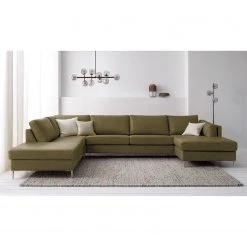 Studio Copenhagen Canapé panoramique COSO Classic+ - Cuir véritable Taru : Vert olive - Méridienne courte à droite / longue à gauche (vue de face) - Coffre de lit - Chrome brillant 31 Studio Copenhagen Canapé panoramique COSO Classic+ - Cuir véritable Taru : Vert olive - Méridienne courte à droite / longue à gauche (vue de face) - Coffre de lit - Chrome brillant -Canapés Soldes Magasin 1000212026 200923 09530100401 MOOD DETAILS P000000001000212026 mood