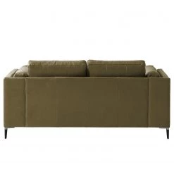 Studio Copenhagen 2 places Canapé COSO Classic+ - Cuir véritable Taru : Vert olive - Noir -Canapés Soldes Magasin 1000212496 200820 15200100095 DETAILS P000000001000212496