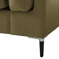 Studio Copenhagen 2 places Canapé COSO Classic+ - Cuir véritable Taru : Vert olive - Noir -Canapés Soldes Magasin 1000212496 200820 15200600104 DETAILS P000000001000212496