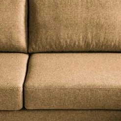 Studio Copenhagen Canapé d’angle COSO Classic+ ottomane - Tissu Inze: Marron clair - Largeur : 311 cm - Méridienne longue à droite (vue de face) - Coffre de lit - Chêne foncé -Canapés Soldes Magasin 1000212907 200825 13031401206 DETAILS P000000001000212907