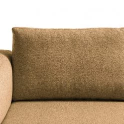 Studio Copenhagen Canapé d’angle COSO Classic+ ottomane - Tissu Inze: Marron clair - Largeur : 311 cm - Méridienne longue à droite (vue de face) - Coffre de lit - Chêne foncé -Canapés Soldes Magasin 1000212907 200825 13031501207 DETAILS P000000001000212907