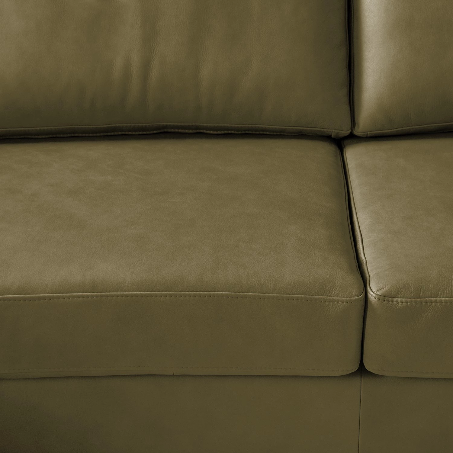 Studio Copenhagen Canapé d’angle COSO Classic+ ottomane - Cuir véritable Taru : Vert olive - Largeur : 311 cm - Méridienne longue à droite (vue de face) - Coffre de lit - Chêne foncé 19 Studio Copenhagen Canapé d’angle COSO Classic+ ottomane - Cuir véritable Taru : Vert olive - Largeur : 311 cm - Méridienne longue à droite (vue de face) - Coffre de lit - Chêne foncé – Image 19