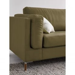 Studio Copenhagen Canapé d’angle COSO Classic+ ottomane - Cuir véritable Taru : Vert olive - Largeur : 311 cm - Méridienne longue à droite (vue de face) - Coffre de lit - Chêne foncé 44 Studio Copenhagen Canapé d’angle COSO Classic+ ottomane - Cuir véritable Taru : Vert olive - Largeur : 311 cm - Méridienne longue à droite (vue de face) - Coffre de lit - Chêne foncé -Canapés Soldes Magasin 1000212920 201008 13340500342 DETAILS P000000001000212920