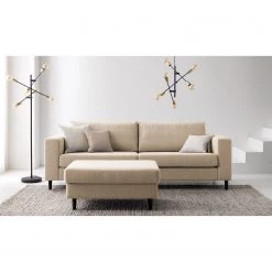 Studio Copenhagen 3 places Canapé COSO Classic - Tissu Milan : Beige - Hêtre -Canapés Soldes Magasin 1000213007 201023 11040700053 MOOD DETAILS P000000001000213007 mood