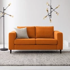 Studio Copenhagen 2 places Canapé COSO Classic - Tissu Milan : Marron rouille - Hêtre -Canapés Soldes Magasin 1000213043 201023 11041300128 MOOD DETAILS P000000001000213043 mood