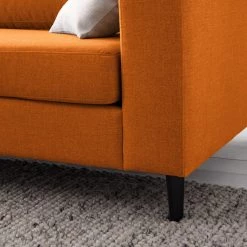 Studio Copenhagen 2 places Canapé COSO Classic - Tissu Milan : Marron rouille - Hêtre -Canapés Soldes Magasin 1000213043 201023 11041300133 DETAILS P000000001000213043