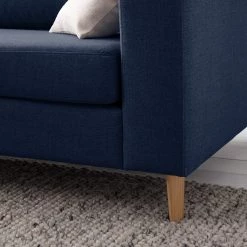 Studio Copenhagen 2-3 places Canapé COSO Classic - Tissu Milan : Bleu foncé - Frêne -Canapés Soldes Magasin 1000213471 201103 12342600048 DETAILS P000000001000213471