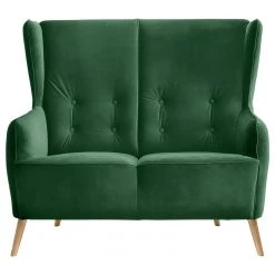 Fredriks Canapé Bonham (2 places) - Velours - Vert -Canapés Soldes Magasin 1000215325 201209 18161300048 DETAILS P000000001000215325