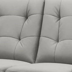 Fredriks Canapé Sawston I (2 places) - Velours - Gris -Canapés Soldes Magasin 1000215341 201209 18162000171 DETAILS P000000001000215341