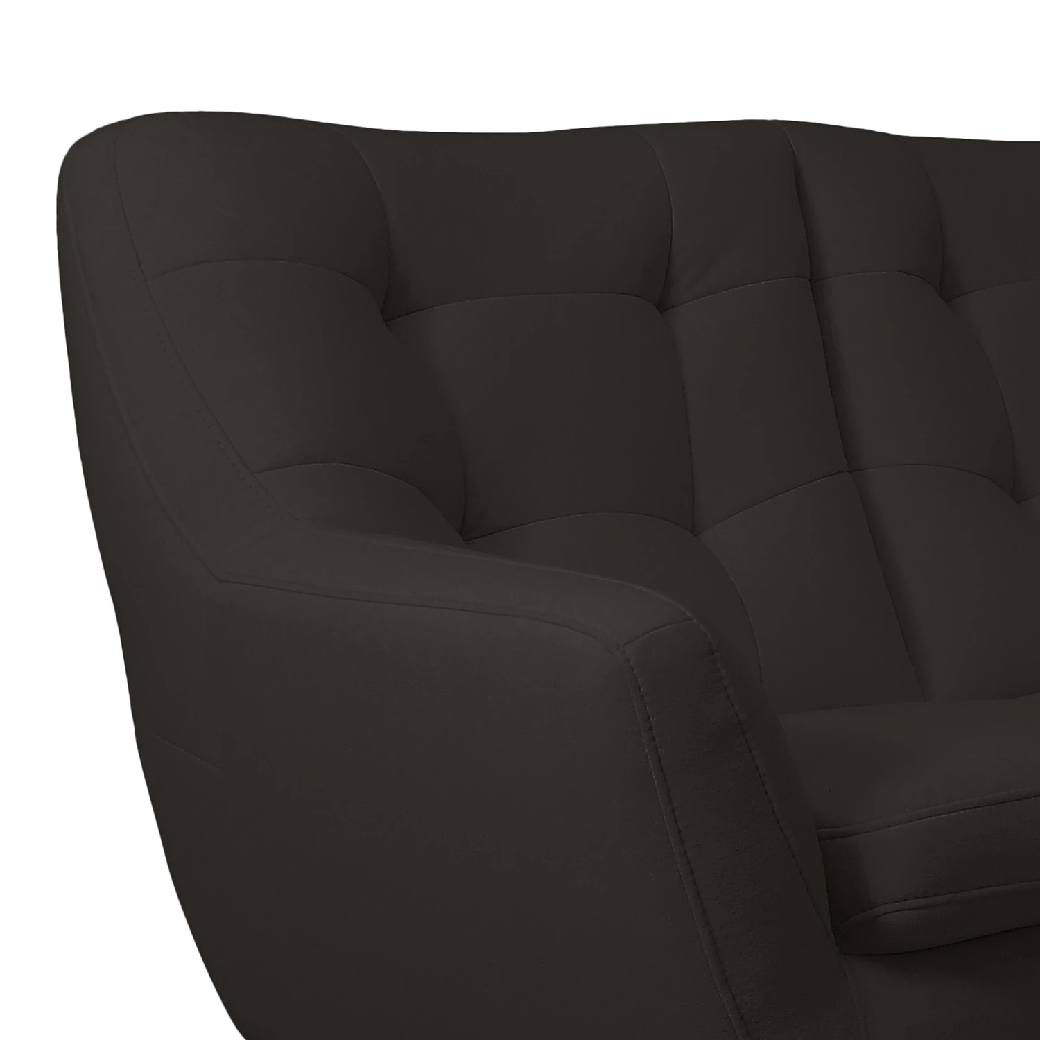 Fredriks Canapé panoramique Sawston II - Microfibre - Gris - Alignement à gauche 5 Fredriks Canapé panoramique Sawston II - Microfibre - Gris - Alignement à gauche – Image 5