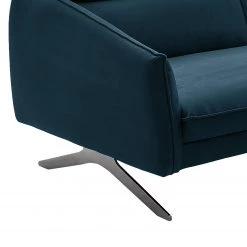 Fredriks Canapé d’angle Silt - Velours - Bleu foncé - Méridienne courte à droite (vue de face) -Canapés Soldes Magasin 1000215467 201209 18165800656 DETAILS P000000001000215467