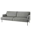 Fredriks Canapé Bleecker (3 places) - Velours - Gris