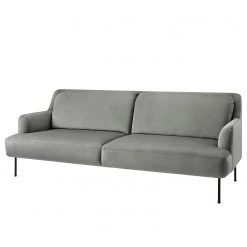 Fredriks Canapé Bleecker (3 places) - Velours - Gris