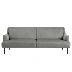 Fredriks Canapé Bleecker (3 places) - Velours - Gris -Canapés Soldes Magasin 1000216230 210107 16315200258 DETAILS P000000001000216230