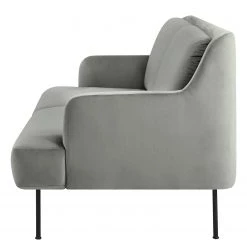 Fredriks Canapé Bleecker (3 places) - Velours - Gris -Canapés Soldes Magasin 1000216230 210107 16315200259 DETAILS P000000001000216230