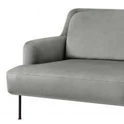 Fredriks Canapé Bleecker (3 places) - Velours - Gris -Canapés Soldes Magasin 1000216230 210107 16315200261 DETAILS P000000001000216230