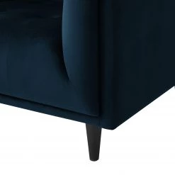 Red Living Canapé Botley (3 places) - Velours - Bleu marine -Canapés Soldes Magasin 1000216238 210107 16315800362 DETAILS P000000001000216238