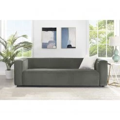 Fredriks Canapé Berlou II (3 places) - microfibre - Gris -Canapés Soldes Magasin 1000216239 210107 16315800362 MOOD DETAILS P000000001000216239 mood