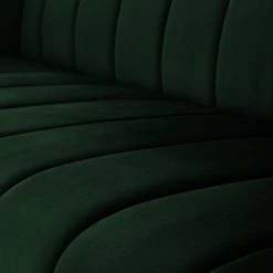 Jack & Alice Canapé Beslon (3 places) - Tissu - Vert foncé -Canapés Soldes Magasin 1000216255 210107 16320800521 DETAILS P000000001000216255