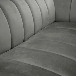 Mørteens Canapé d’angle Jamsa - Velours - Gris - Méridienne longue à gauche (vue de face) -Canapés Soldes Magasin 1000216281 210107 16323400783 DETAILS P000000001000216281