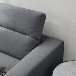 Studio Copenhagen Canapé Berrie (3 places) - Tissu Saia: Gris minéral -Canapés Soldes Magasin 1000217027 210222 09071100005 DETAILS P000000001000217027