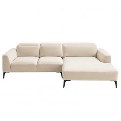 Studio Copenhagen Canapé d’angle Berrie I - Tissu Saia: Beige - Largeur : 266 cm - Méridienne courte à droite (vue de face) -Canapés Soldes Magasin 1000217440 201222 13342000031 DETAILS P000000001000217440