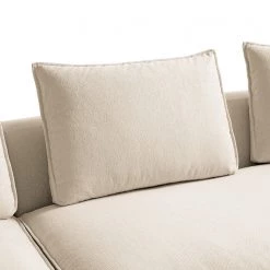 Studio Copenhagen Grand canapé Buckley II - Tissu Saia: Beige - Alignement à gauche -Canapés Soldes Magasin 1000217828 201221 11170800820 DETAILS P000000001000217828