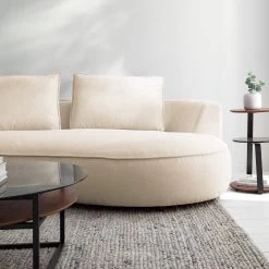 Studio Copenhagen Grand canapé Buckley II - Tissu Saia: Beige - Alignement à gauche -Canapés Soldes Magasin 1000217828 210215 12150300208 DETAILS P000000001000217828