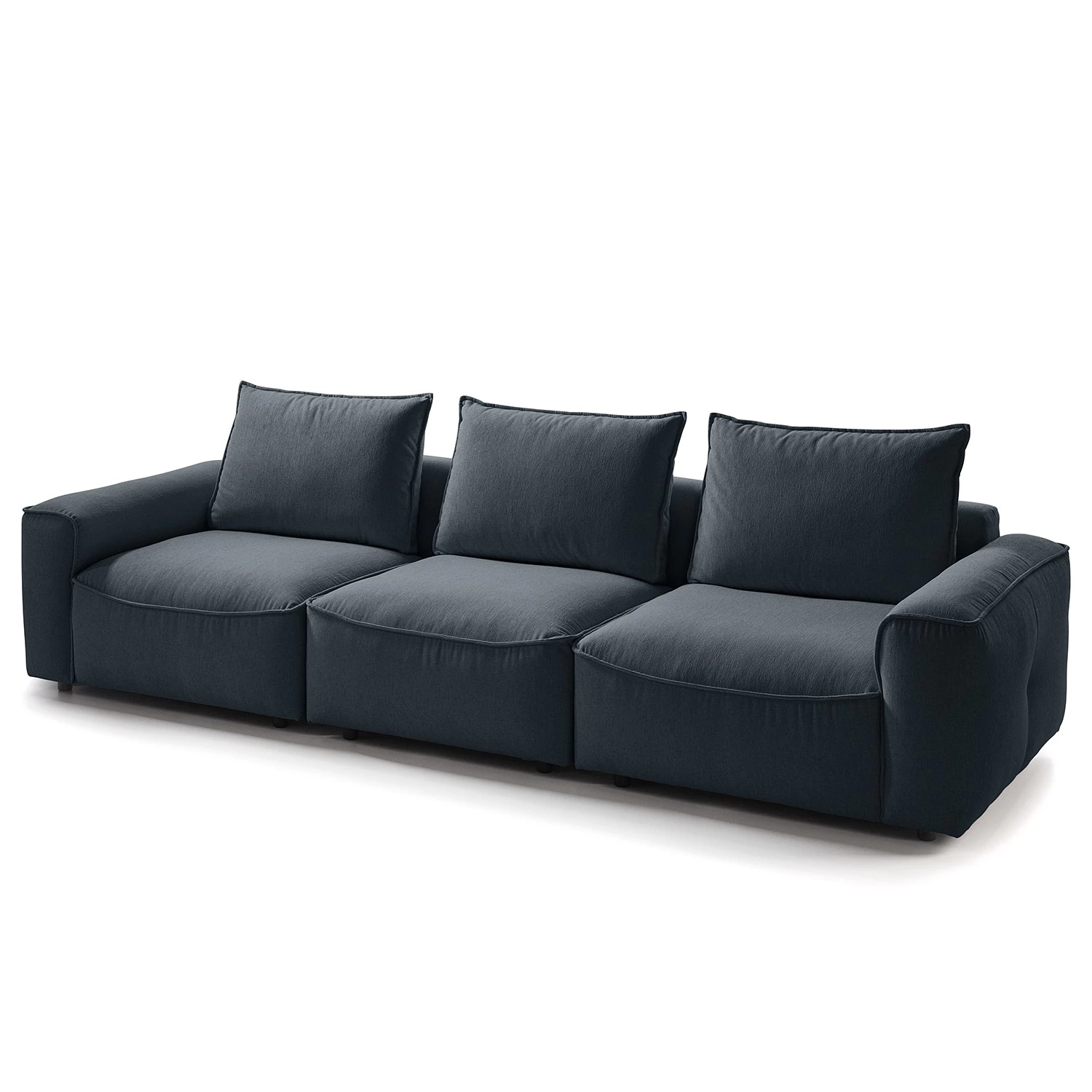 Studio Copenhagen Grand canapé Buckley I - Tissu Saia: Gris 1 Studio Copenhagen Grand canapé Buckley I - Tissu Saia: Gris