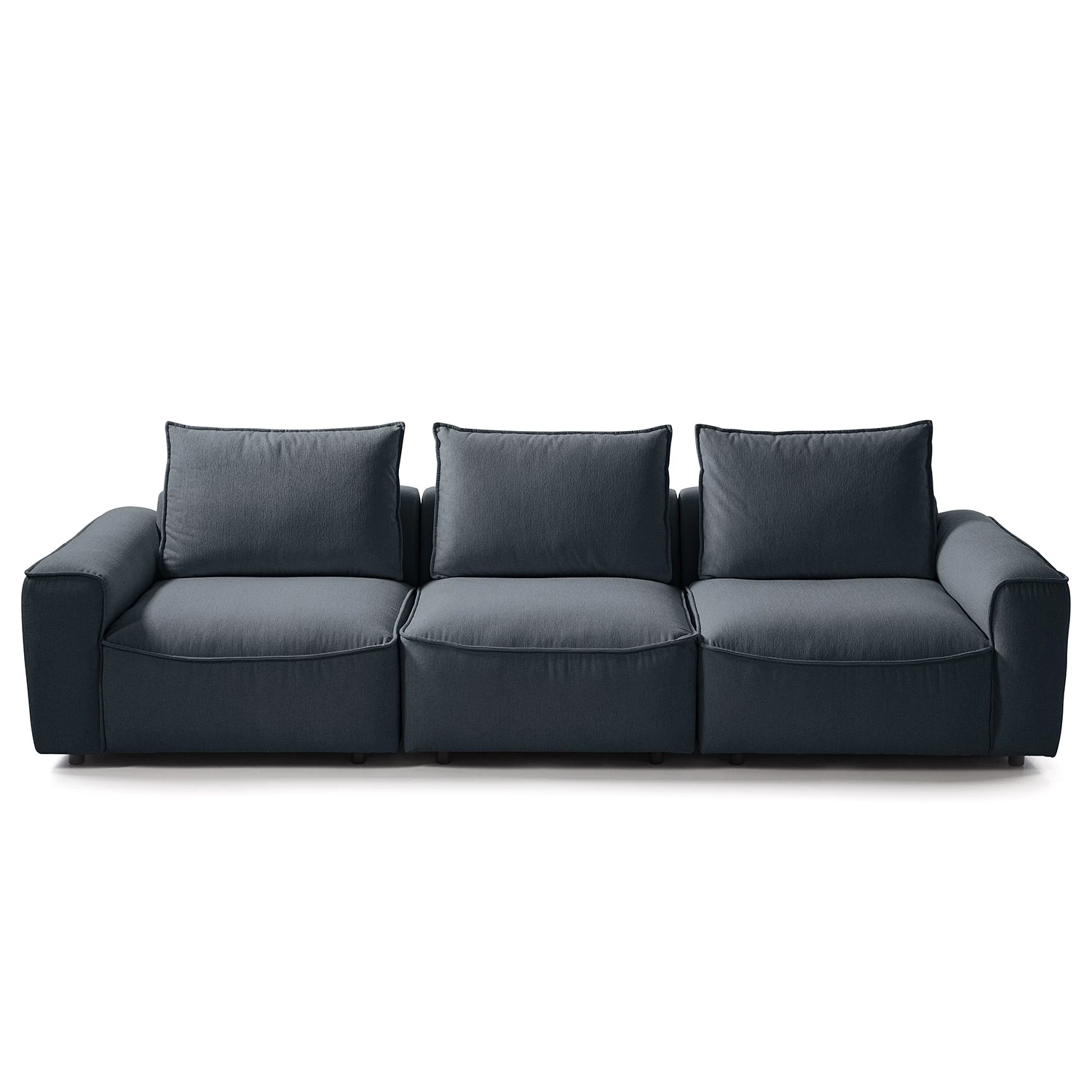 Studio Copenhagen Grand canapé Buckley I - Tissu Saia: Gris 2 Studio Copenhagen Grand canapé Buckley I - Tissu Saia: Gris – Image 2