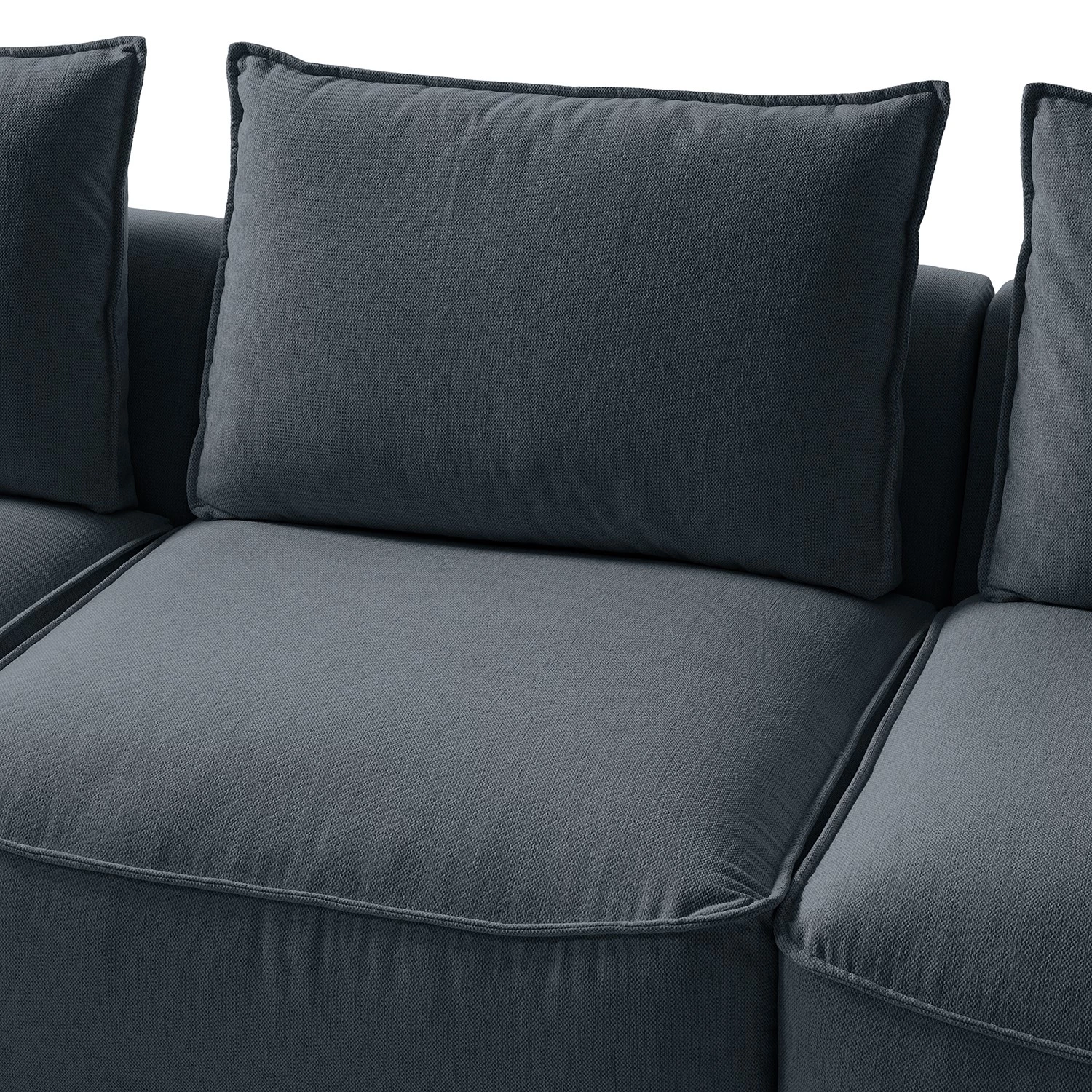 Studio Copenhagen Grand canapé Buckley I - Tissu Saia: Gris 6 Studio Copenhagen Grand canapé Buckley I - Tissu Saia: Gris – Image 6