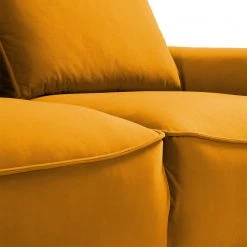 Studio Copenhagen Canapé d’angle Buckley I - Velours Shyla: Orange jaune - Méridienne courte à gauche (vue de face) -Canapés Soldes Magasin 1000217929 201119 12203400357 DETAILS P000000001000217929