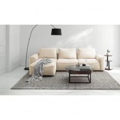 Studio Copenhagen Canapé d’angle Buckley II - Tissu Saia: Beige - Méridienne courte à gauche (vue de face) -Canapés Soldes Magasin 1000218155 210215 12151300476 MOOD DETAILS P000000001000218155 mood