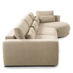 Studio Copenhagen Canapé d’angle Willows II - Tissu Amila: Beige - Méridienne longue à droite (vue de face) -Canapés Soldes Magasin 1000218193 201215 18325600128 DETAILS P000000001000218193