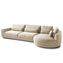 Studio Copenhagen Canapé d’angle Willows II - Tissu Amila: Beige - Méridienne longue à droite (vue de face) -Canapés Soldes Magasin 1000218193 201215 18325600131 DETAILS P000000001000218193