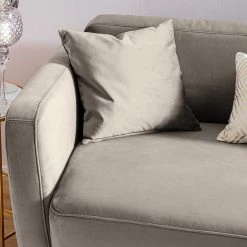 Jack & Alice Canapé convertible Teresina - Velours - Platine - Largeur : 212 cm - Alignement à droite 32 Jack & Alice Canapé convertible Teresina - Velours - Platine - Largeur : 212 cm - Alignement à droite -Canapés Soldes Magasin 1000218382 211006 06152000285 DETAILS P000000001000218382