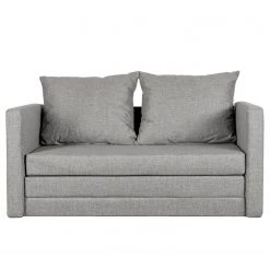 Fredriks Canapé convertible Sartell I - Tissu - Gris clair